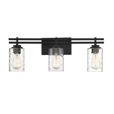 Baxter 3 Light Bath Vanity 9 Inch Tall and 24 Inch Wide by Savoy House - L8-6090-3