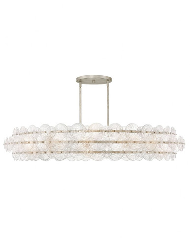 Rene 120W 10 LED Extra Large Chandelier 60 Inch Wide by Fredrick Ramond - FR30125GG