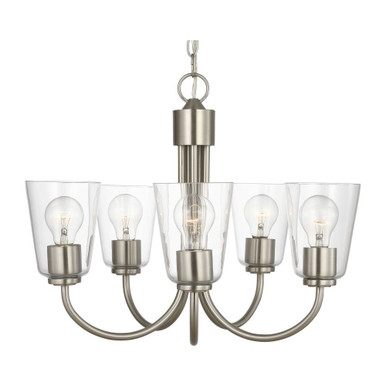 Miles 5 Light Chandelier 17.38 Inch Tall and 21 Inch Wide by Generation - GLC11-5