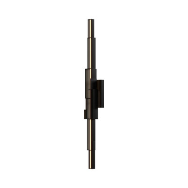 Enzo 40W LED Wall Sconce 5 Inch Tall and 48.38 Inch Wide by Kuzco - WS29548-BK-UNV