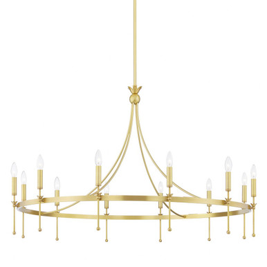 Gates 12 Light Oversized Chandelier by Hudson Valley - 4351