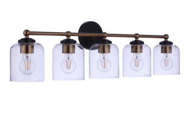 Coppa 5 Light Vanity Light by Craftmade - 18733FBSB5