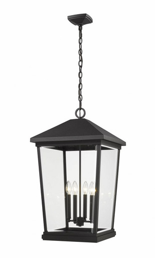 Beacon 4 Light Medium Outdoor Pendant by Z-Lite - 568CHXXL-BK