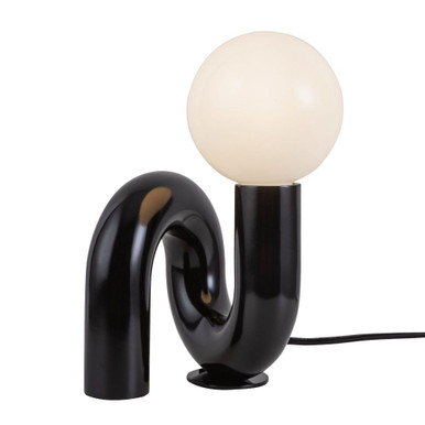 Sadie 1 Light Table Lamp 6.63 Inch Tall and 7 Inch Wide by Alora - TL420107GBK