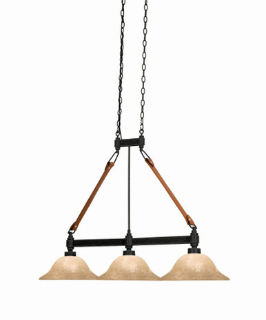 Rodeo Drive 3 Light Oversized Island Chandelier by Kalco - 4640