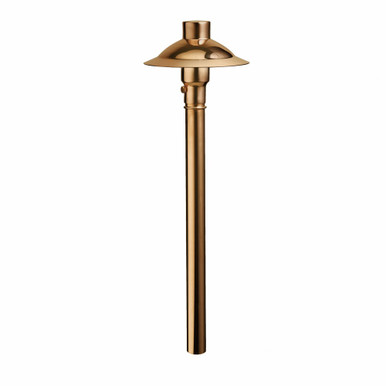 Copper Low Voltage 1 Light Path Lamp by Kichler - 15350co