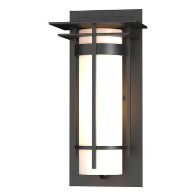 Banded With Top Plate 1 Wall Mount 12.50 Inch Tall by Hubbardton Forge - 305992