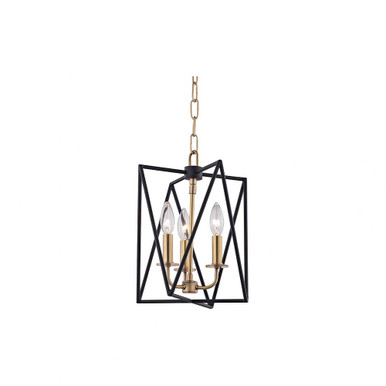 Laszlo 3 Light Small Pendant by Hudson Valley - 1110-AGB
