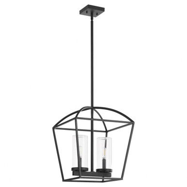 Odeon 2 Light Pendant 17 Inch Tall and 14 Inch Wide by Quorum - 71-2-59