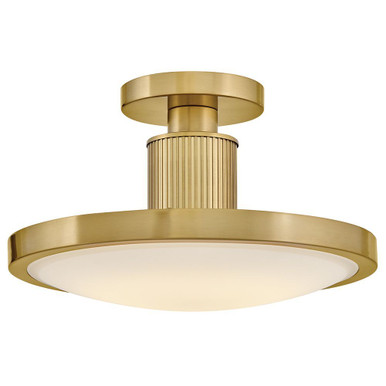 Kieran 32W LED Semi Flush Mount 8.75 Inch Tall X 14.25 Inch Wide by Hinkley - 47593