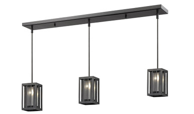 Meridional 3 Light Mini Island Chandelier by Z-Lite - Z6-58MP-C-3BRZ