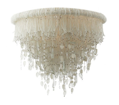 Crystal Reign 3 Light 18.5 Inch Wide Flush Mount by Minka Metropolitan - N1513-613