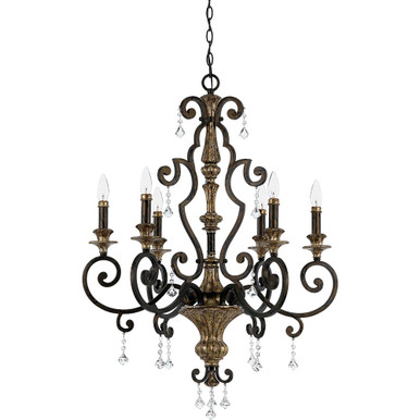 Marquette 6 Light Large Chandelier by Quoizel - MQ5006HL
