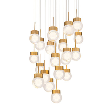 Double Bubble 70W 21 LED Light Large Pendant by Modern Forms - PD-82021R