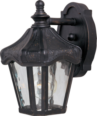 Garden Vx 1 Light Outdoor Wall Lantern by Maxim - 40268WGOB