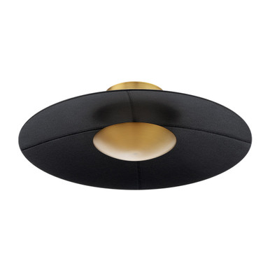 Brody 27.3W 1 LED 22 Inch Wide Semi Flush Mount by Modern Forms - FM-88422-BK/AB