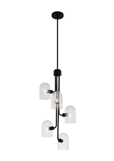 Cupola 5 Light Small Foyer Chandelier by Kalco - 514051MB