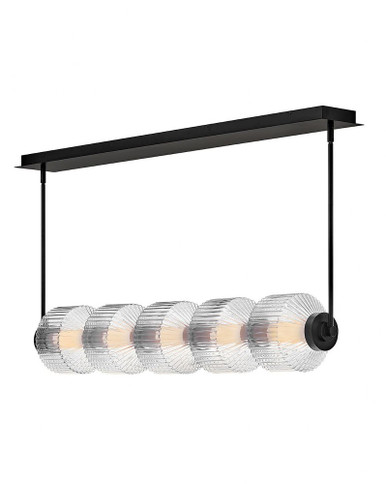 Reign 30W LED Medium Linear Pendant 49.25 Inch Wide by Fredrick Ramond  - FR41465BK