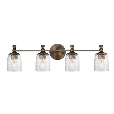 Swirl 4 Light Vanity Light by Maxim - 21354CR