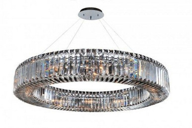 Rondelle 12 Light Oversized Pendant by Allegri - 11705-010-FR001