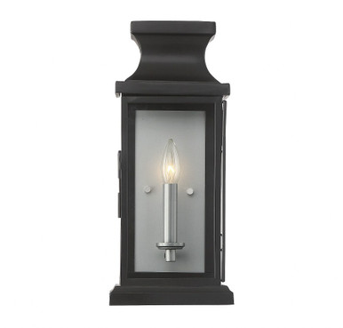Brooke 1 Light Outdoor Wall Lantern by Savoy House - 5-5910-BK