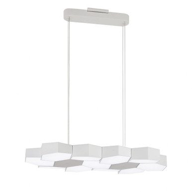 Hexacomb 72W 11 LED Large Pendant by George Kovacs - P8219-044B-L