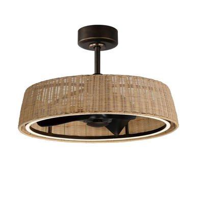 Tulum 30W 1 LED Fandelight  29 Inches Wide by Maxim  - 61012NADBZ