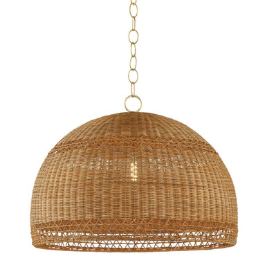April 1 Light Large Pendant 20.75 Inch Tall and 28 Inch Wide by Mitzi - H1008701L-AGB