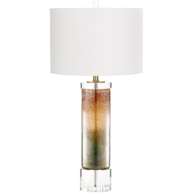 stardust One Light Table Lamp 16 Inches Wide by 33 Inches High by Cyan - 09137