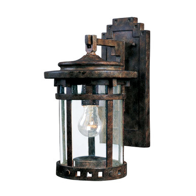 Santa Barbara Vx 1 Light Outdoor Wall Lantern by Maxim - 40033CDSE