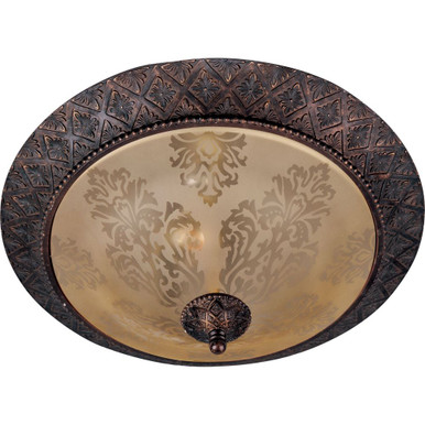 Symphony 2 Light 19 Inch Wide Flush Mount by Maxim - 11240SAOI
