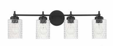 Claire 4 Light Bath Vanity 8.75 Inch Tall and 29.63 Inch Wide by Craftmade - 60504