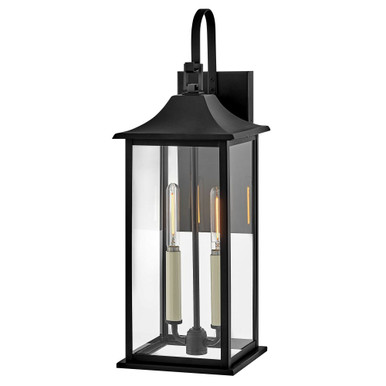 Nolan 2 Light Outdoor Wall Lantern by Lark - 81594BK