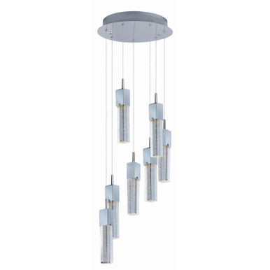 Fizz III 52.5W 7 LED Light Medium Pendant by ET2 - E22767