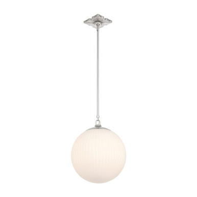 Orly 1 Light Pendant 17 Inch Tall and 14 Inch Wide by Crystorama - ORY-1007