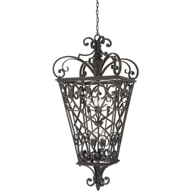 Fort Quinn 8 Light Oversized Outdoor Pendant by Quoizel - FQ1931MK01