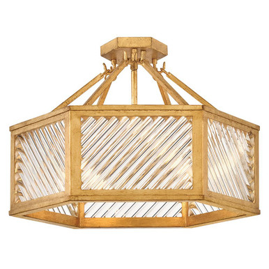 Sura 20W 4 LED 24.14 Inch Wide Semi Flush Mount by Hinkley - 47461DA