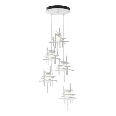 Tura 5 Light Clear Glass Large Pendant by Hubbardton Forge - 131126H