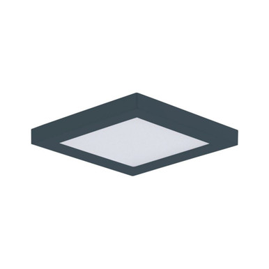 Chip 5 Inch 12W 1 LED Square Flush Mount by Maxim - 57695WTBK