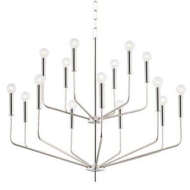 Bailey 15 Light Oversized 2 Tier Chandelier by Mitzi - H516815