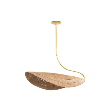 Medea 6 Light Oversized Linear Pendant by Corbett - 454-06-GL