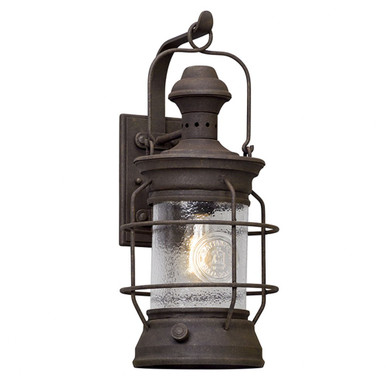 Atkins 1 Light Outdoor Wall Mount 21.88 Inch Tall by Troy - B5053-HBZ