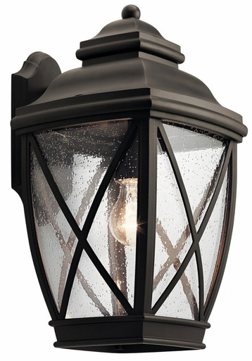 Tangier 1 Light Outdoor Wall Mount 17 Inch Tall by Kichler - 49842oz