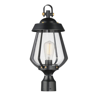Mariner 1 Light Outdoor Pier/Post Mount 19.75 x 9.5 Inches by Maxim  - 30629CDBKAB