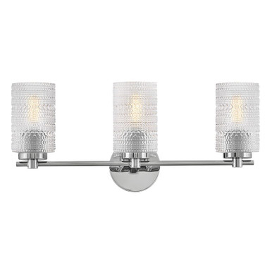Mabel 36W 3 LED Medium Bath Vanity 10 Inch Tall and 24.5 Inch Wide by Lark - 85573