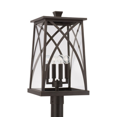 Marshall 4 Light Outdoor Post Lantern 22.25 x 11.75 Inches by Capital  - 946543