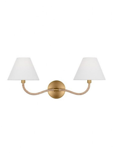 Laguna 2 Light Wall Sconce by Visual Comfort Studio - CW1302BBS