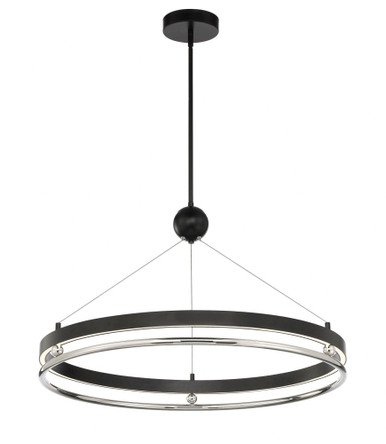 Grande Illusion 44W 1 LED Oversized Pendant by Minka Metropolitan - N7994-572-L