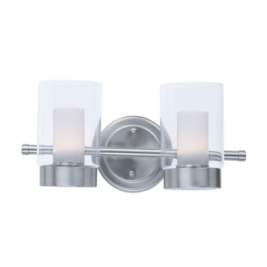 Mod 2 Light Vanity Light by Maxim - 30262CLFTSN