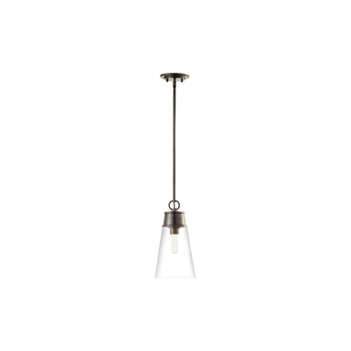 Wentworth 1 Light Pendant In Restoration Style 15.25 x 7.5 Inches by Z Lite - 2300P8